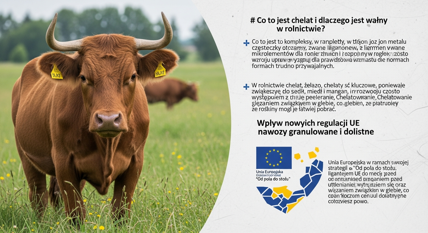 Nowe regulacje UE dotyczące chelatów mikroelementowych w nawozach granulowanych i dolistnych